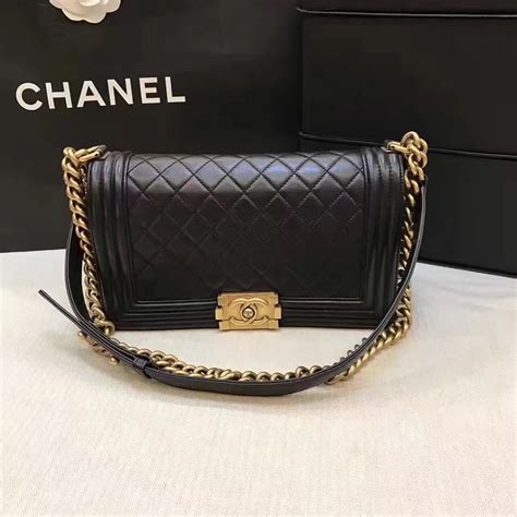 authentic Chanel boys bags